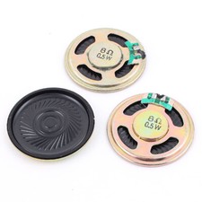3Pcs 0.5W 8 Ohm Internal Magnet Mini Music Loudspeaker Speaker 40mm Dia