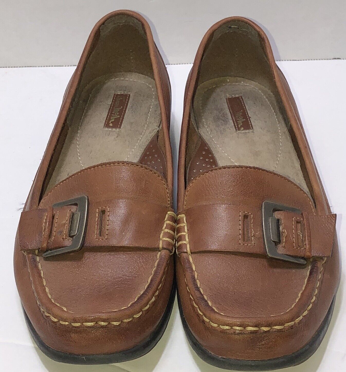 Thom McAn Brown Gwyn Leather Loafers Size 9.5 W