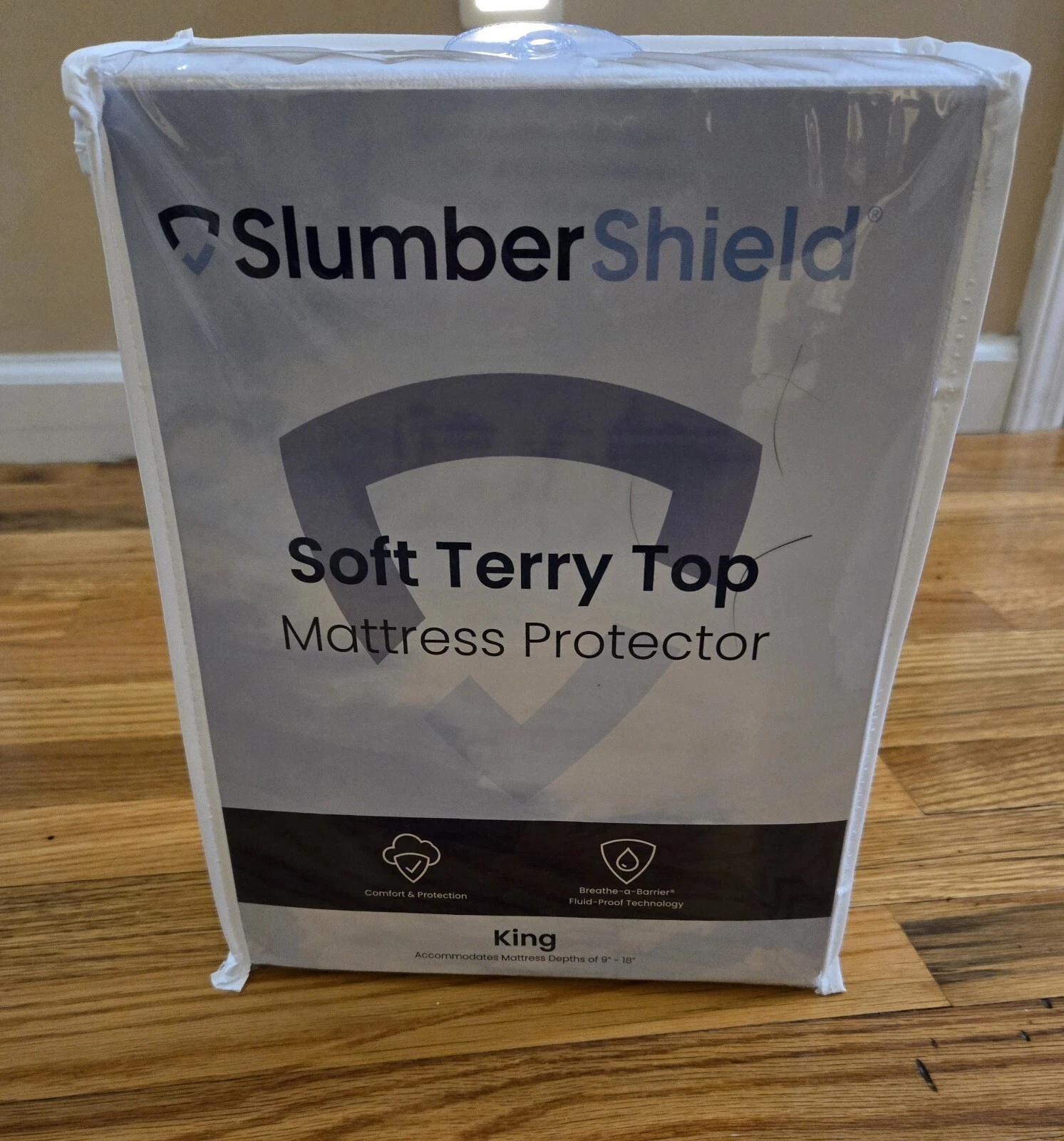 NEW SlumberShield Luxe Soft Terry Cloth Top Mattress Fluid Proof Protector King