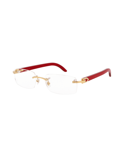 Cartier Men Eyeglasses CT0052o-006 Gold 