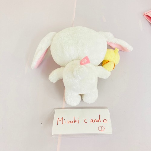 Sanrio Sugar Bunnies Shirousa Plush Soft Stuffed Toy White Pink Ribbon Duck JP - Picture 12 of 24