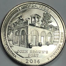 2016 D - Harpers Ferry National Park ATB Quarter Dollar