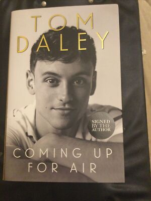 Tom Daley,coming Up For Air,signed Inside By Tom Daley