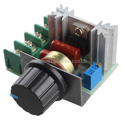 220V 2000W Speed Controller SCR Voltage Regulator Dimming Dimmers Thermostat