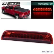Fit For 2014-2018 Silverado/Sierra Red Lens Rear LED 3rd Brake Light Cargo Lamp