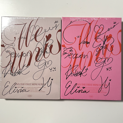 UNIS [WE UNIS] Debut Album REAL HAND SIGNED ALL MEMEBERS BRAND NEW