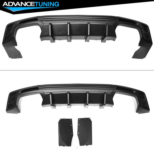 For 14-15 Camaro 6th ZL1 Style Rear Bumper Conversion& 3PC Diffuser w/ Reflector - Picture 8 of 11