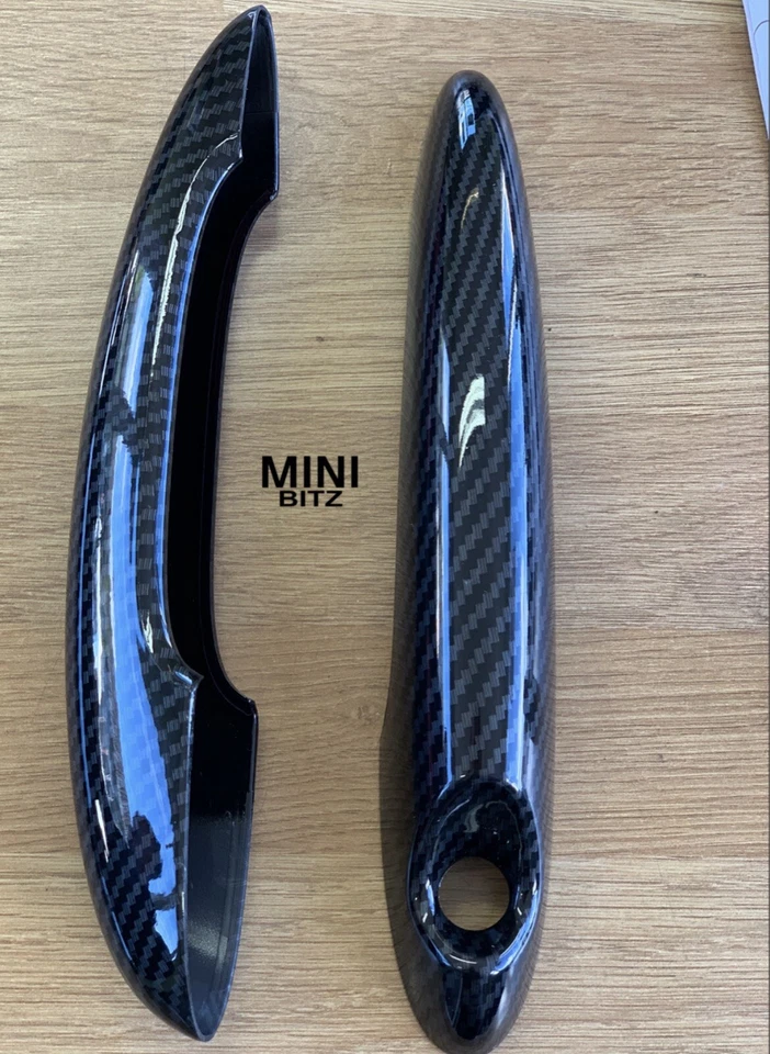 Coprimaniglia porta MINI R56 CARBON LOOK MINI Cooper S Gen 2 R57 R58 R59 R61 - Immagine 2 di 4