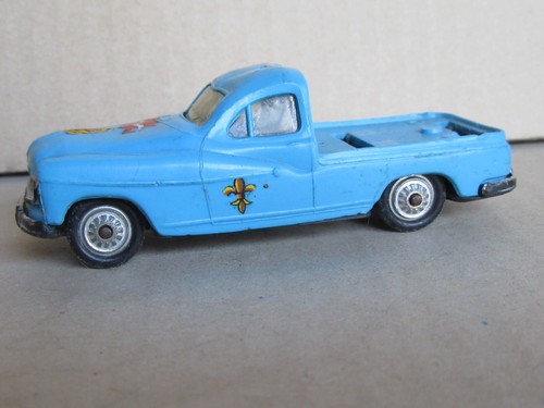 B972 Vintage NOREV Plastic Ref 34 France Ford Star Tow Truck Blue 1:43