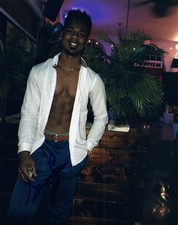 SWAGGY C Chris Williams Signed 8x10 Photo BIG BROTHER 20 BB20 Shirtless Pose COA