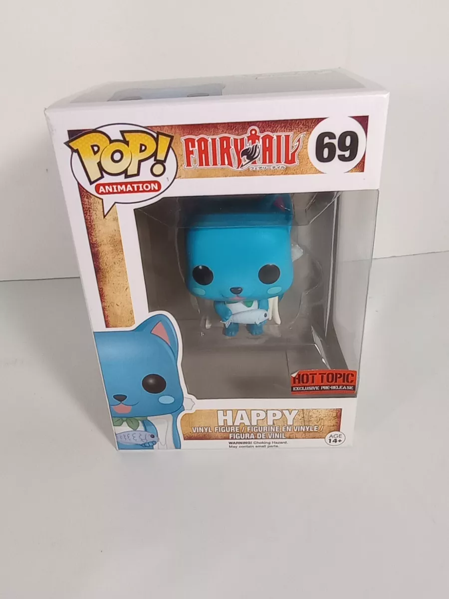 Funko Pop! Animation Fairy Tail #69 Happy Hot Topic Exclusive Pre Release