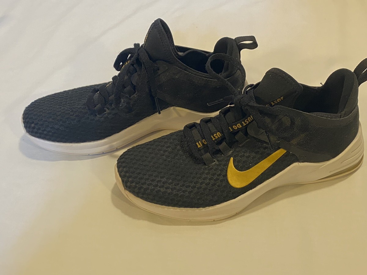 women's air max bella 2 training shoe white and gold