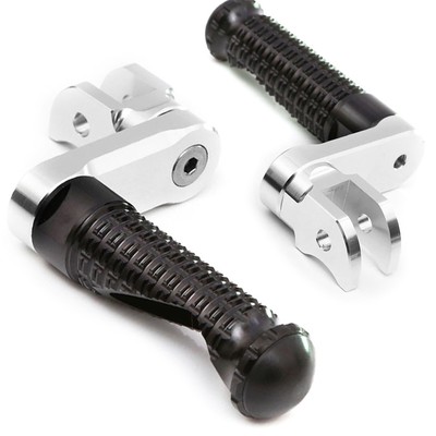 Black M-PRO 40mm Extend Rider Foot Pegs For Buell XB12S Lightning 04+