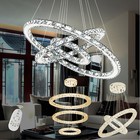 Kristall Kronleuchter LED Hängeleuchte Dimmbar Ring Pendelleuchte Deckenlampe DE