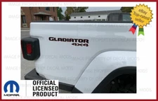 Set of 2 Jeep Gladiator 4x4 Bed Side Decals Stickers JT Black Red Graphics FJ1G3