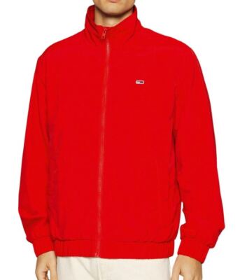 TOMMY Jeans Hilfiger Herren Jacke Übergnagsjacke TJM Essential Jacket rot S M