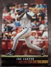 1993 Pinnacle Slugfest Joe Carter Toronto Blue Jays Baseball Team HR Club Card 4