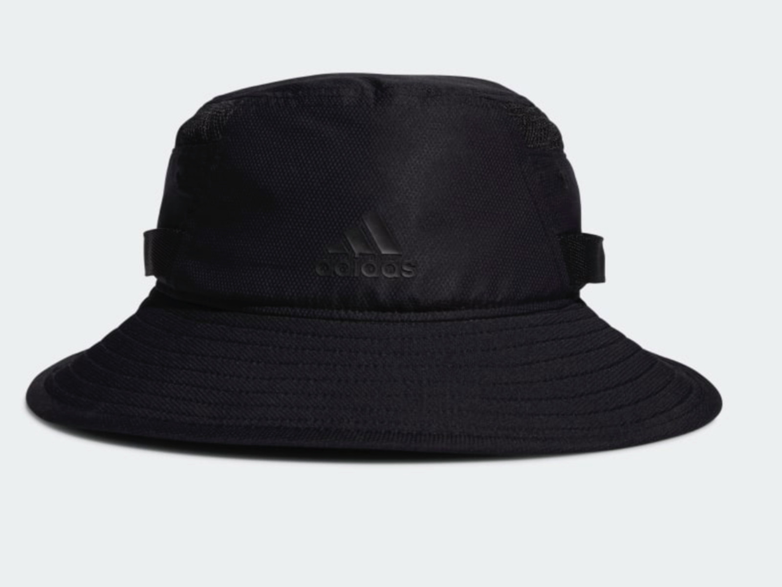 adidas Victory 3 Aeroready Bucket Hat UPF 50 Black Polyester  Size S/M