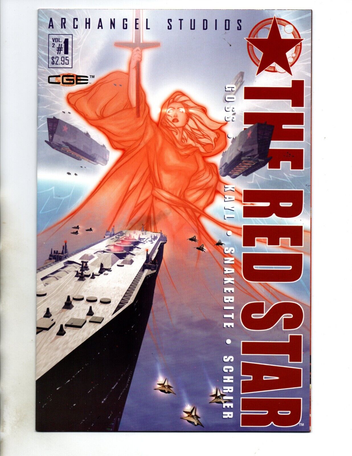 The Red Star Vol. 2 # 1 - 5 Archangel Studios Gossett Kayl 2003 NM-