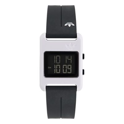 Adidas Originals Black Unisexs Digital Watch Retro Pop Digital  