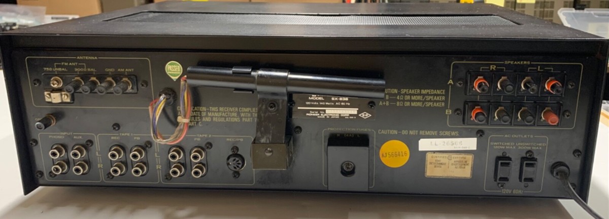 Pioneer SX 636 Receiver,very clean ,Serviced | eBay