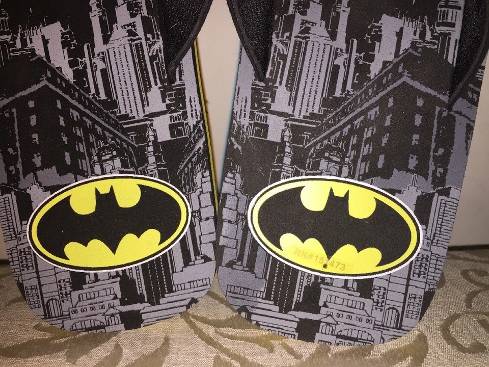 Sandalias de superhéroe Batman Gotham City DC COMICS zapatos chanclas para hombre talla 13 14 XL Foto 2 de 4