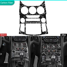 Forged Carbon Fiber Center Console Panel Cover For Hyundai Genesis Coupe 2013-16