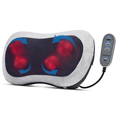 	Massagekissen mit Wärmefunktion Shiatsu Rückenmassagegerät mit tiefwirkender...