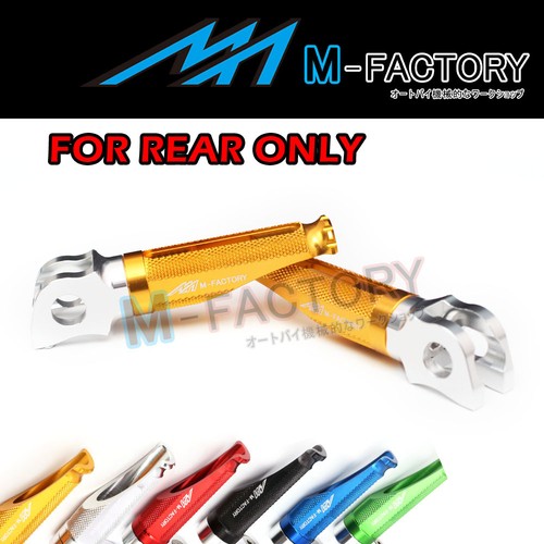 Shinobi Billet CNC Rear Passenger Foot Pegs Fit Suzuki TL1000 S/R GSXR