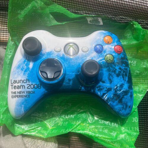 microsoft launch team 2008 xbox 360 controller *ULTRA RARE*