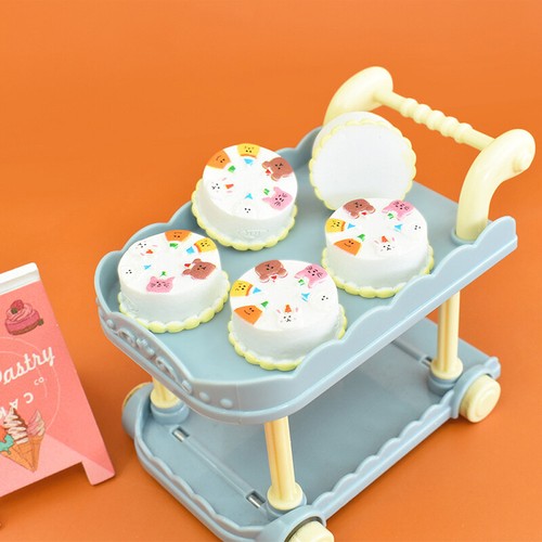 2Pcs 1/12 Dollhouse Simulation Cartoon Cake Dollhouse Mini Dessert AccessoriJO - Picture 2 of 10