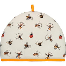 Tea Cosy Teapot Cover Warmer Small Medium Large Kitchen Gift Bumble Bees Novelty