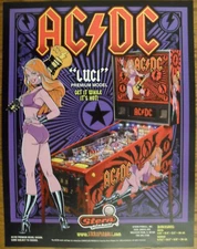 AC/DC "LUCI" PREMIUM Stern Pinball flyer