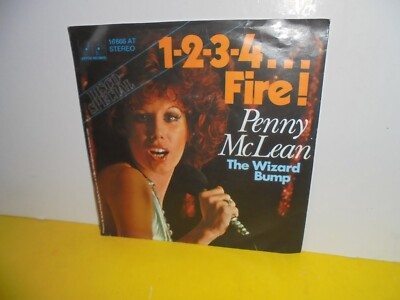 SINGLE 7'' - PENNY MC LEAN - 1-2-3-4...FIRE - THE WIZARD BUMP
