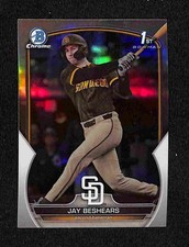 2023 Bowman Draft - Jay Beshears Chrome Refractor 1st Bowman #BDC-166 Padres