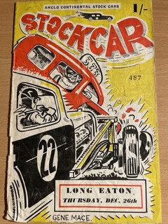 Stock Car Programme F1 Long Eaton 26 12 1957
