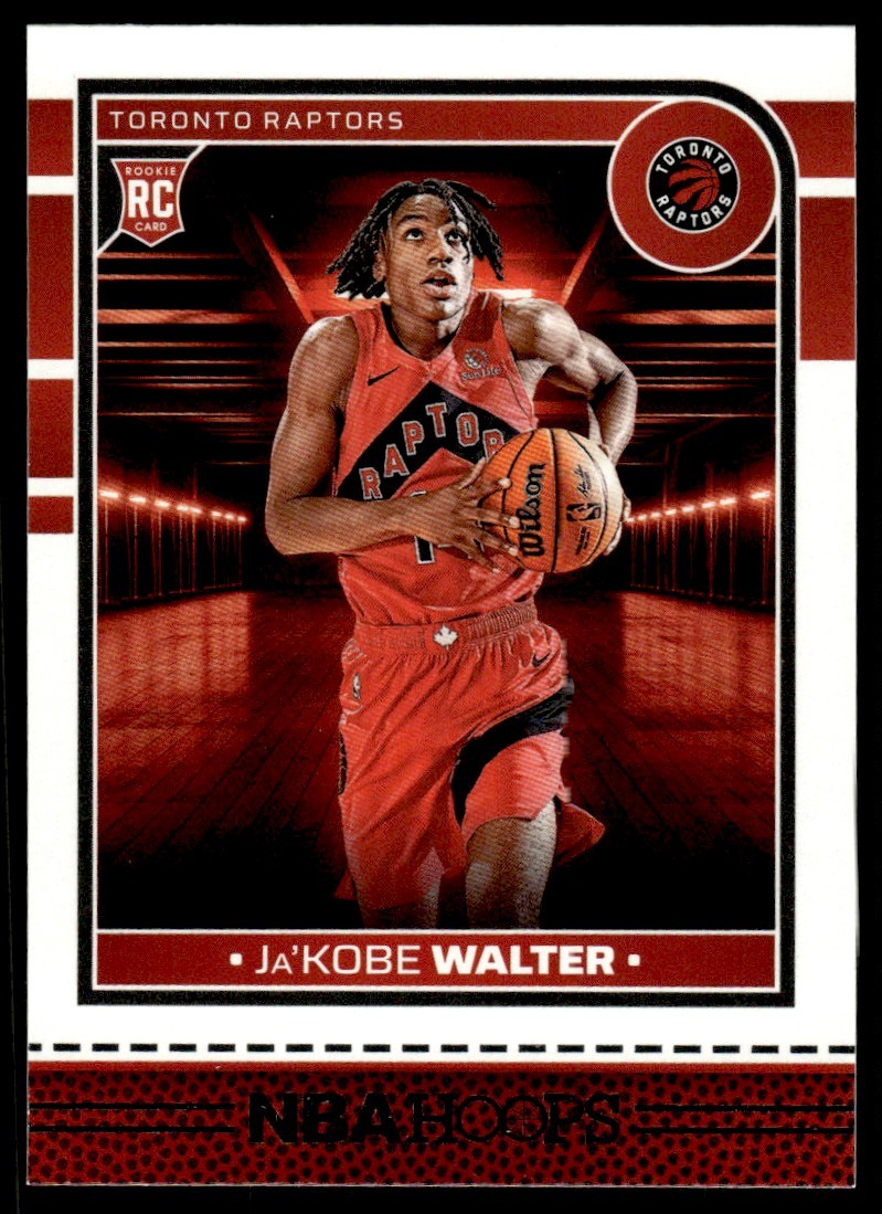 2024-25 Hoops Ja'Kobe Walter Rookie Toronto Raptors #249