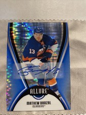 Mathew Barzal Upper Deck Allure Blue Line Auto /35