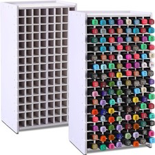 Sunnychicc 2-Pack 240-Slot Marker Storage Organizer for Desk Art Supplies