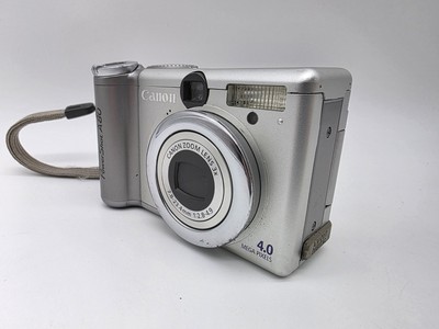 Canon PowerShot A80 4.0 MP Silver Digital Camera - For PARTS