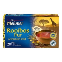 MeßMer Rooibos Pur Tee 20 Teebeutel Vegan Koffeinfrei Natur Rotbusch Tee Mild