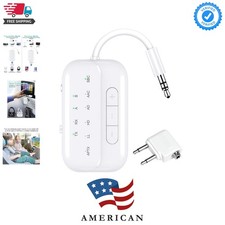 2026 Upgraded Pro Bluetooth 5.4 Transmitter Receiver,2-in-1 Airplane Wireless...