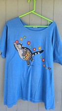 Crazy Shirts Kliban Cat flowers shirt size XX...