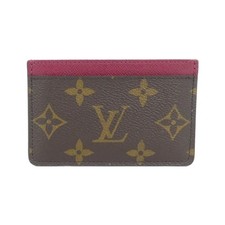Authentic Louis Vuitton Monogram Porte Carte Simple Card Case M60703 230-00...