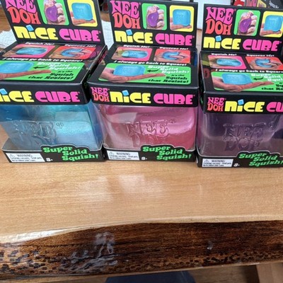 Nee Doh Super Solid Squish Squeeze Ball Stress Reliever