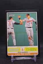 Stevie Wilkerson #NT-8 2020 Topps Heritage Now and Then Baltimore Orioles