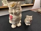 Antique Shawnee Puss N Boots Cat Cookie Jar & Creamer Ceramic Pottery Mint Cond!