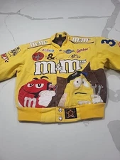 Vintage M&M's Racing JH Design Nascar  Unisex Jacket Size Youth Small