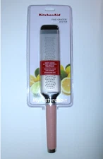KitchenAid Fine Grater / Zester - Hand Held - Dried Rose HDRA - New