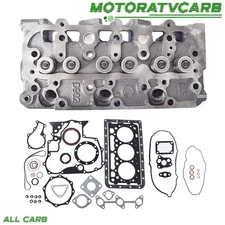 ALL-CARB Complete Cylinder Head With Valves & Full Gasket Kit For Kubota RTV900